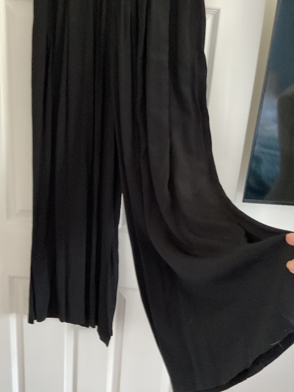 ⭐️Nic +Zoe Black High-Rise Wide Leg Pants - size M - Picture 4 of 8